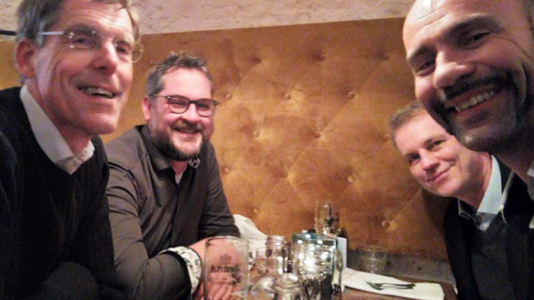 People around the table.