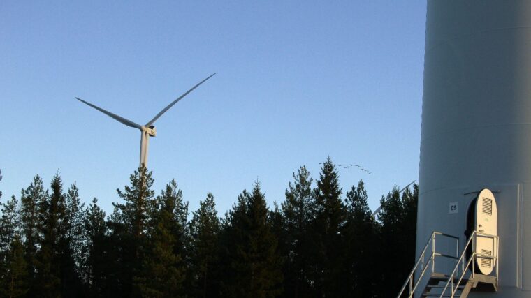 Torkkolan tuulivoimapuisto 30.10.2024. Kuva: Jan Nyman.